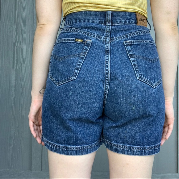 High Rise Denim Mom Shorts Size 28 - Picture 3 of 3